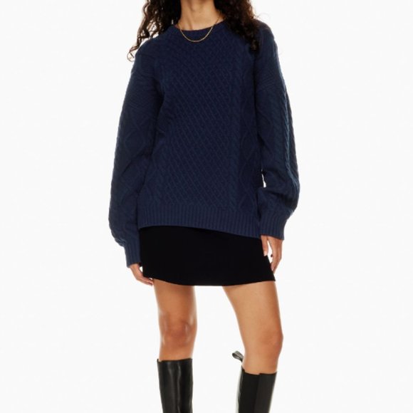 Aritzia Sunday Best Peggy Sweater in Admiral - Picture 2 of 9